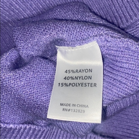 Tularosa Purple Knit Sweater - Picture 4 of 4